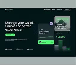 Digital wallet interface showing investment growth